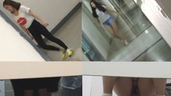 办公楼偷拍泄密 走廊